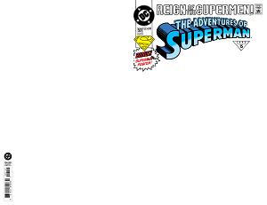 Adventures of Superman #501 CVR B FACSIMILE EDITION CVR B BLANK CARD STOCK cover