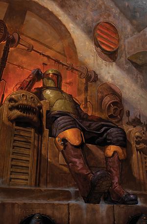 Star Wars: The Book Of Boba Fett #1 E.M. GIST VIRGIN VARIANT [1:50] cover