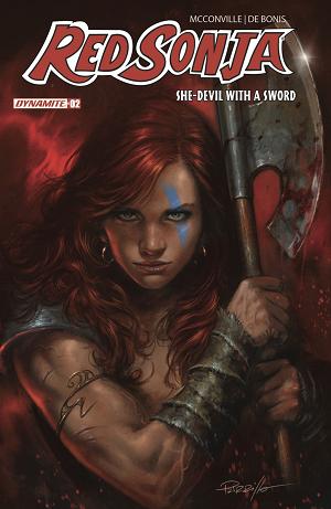 Red Sonja She Devil With A Sword #2 CVR Z CVR ZA LUCIO PARRILLO FOIL cover