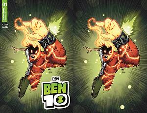 Ben 10 #1 CVRS ZI & ZJ CHRIS !MBER HEATBLAST DYNAMITE COM EXCLUSIVE (BUNDLE OF 2) cover