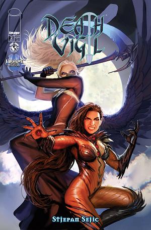 Death Vigil (2026) #2 CVR B (OF 6) CVR B STJEPAN SEJIC WITCHBLADE TEAM UP cover