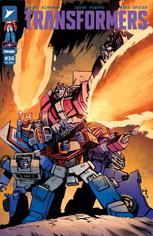 Transformers #36 CVR B CVR B DANIEL WARREN JOHNSON & MIKE SPICER cover