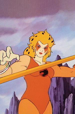 Thundercats Cheetara #1 CVR K CVR K INC 1:10 ANIMATION ART VIRGIN cover