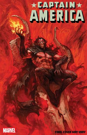 Captain America #15 SKAN 2ND PRINTING VARIANT [ARM] cover