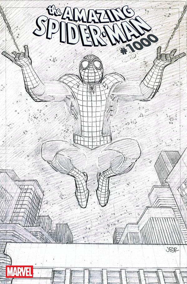 Amazing Spider-Man #1000 variant cover by John Romita Jr.