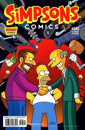 Simpsons Comics #243 cover