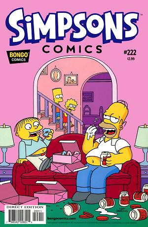 Simpsons Comics #222 cover