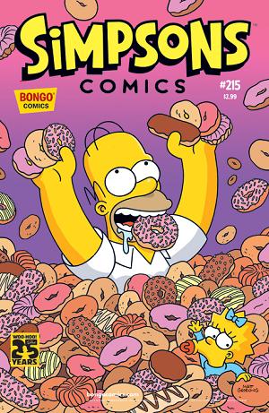 Simpsons Comics #215 cover