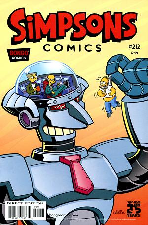 Simpsons Comics #212 cover