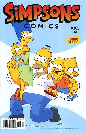 Simpsons Comics #205 cover
