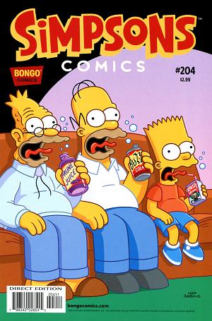 Simpsons Comics #204 null cover