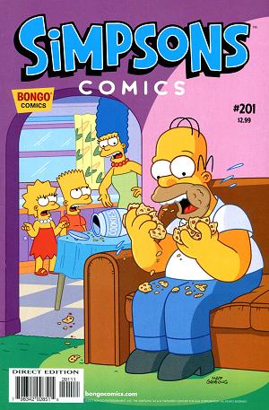 Simpsons Comics #201 cover