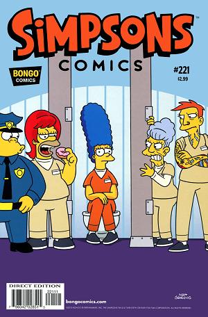 Simpsons Comics #221 cover