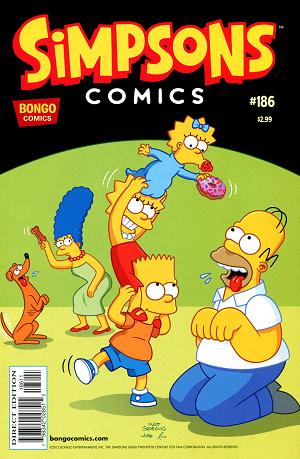 Simpsons Comics #186 cover