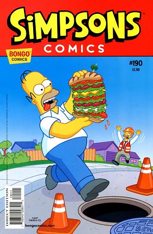 Simpsons Comics #190 cover
