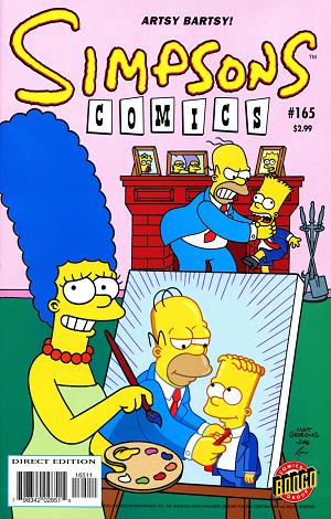 Simpsons Comics #165 cover