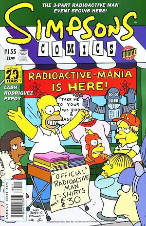 Simpsons Comics #155 cover