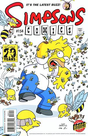 Simpsons Comics #154 cover