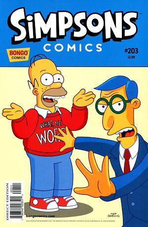 Simpsons Comics #203 cover