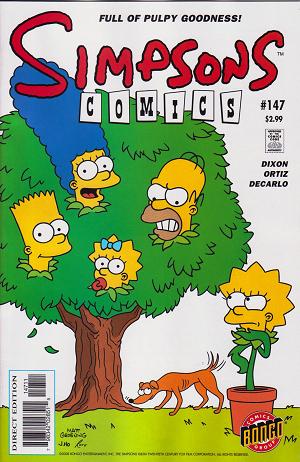 Simpsons Comics #147 cover