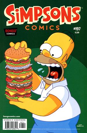 Simpsons Comics #197 cover