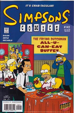 Simpsons Comics #142 cover