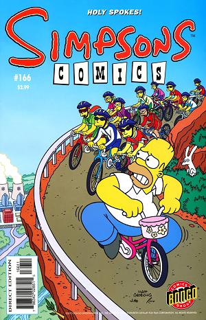 Simpsons Comics #166 cover