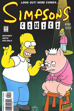 Simpsons Comics #141 cover
