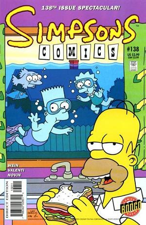 Simpsons Comics #138 cover