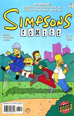 Simpsons Comics #137 cover