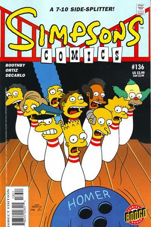 Simpsons Comics #136 cover
