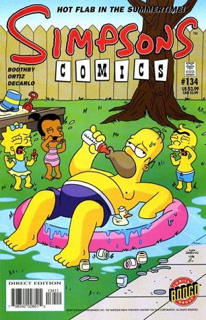 Simpsons Comics #134 cover