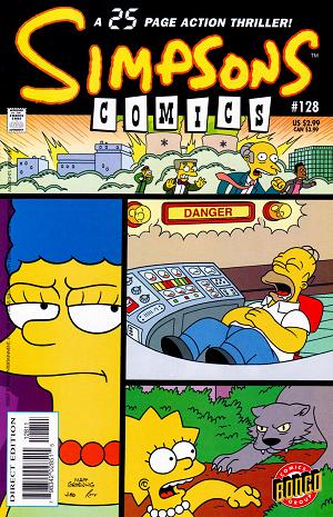 Simpsons Comics #128 null cover