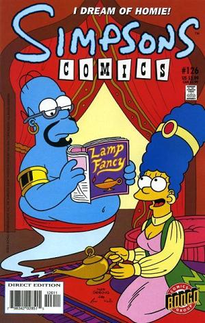 Simpsons Comics #126 cover