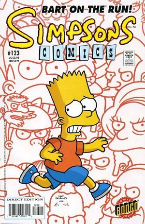 Simpsons Comics #123 cover