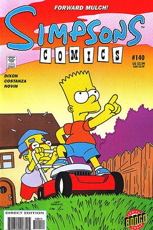 Simpsons Comics #140 cover