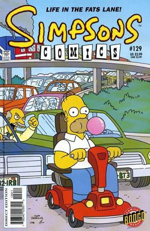 Simpsons Comics #129 cover
