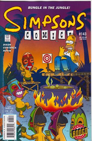 Simpsons Comics #143 cover