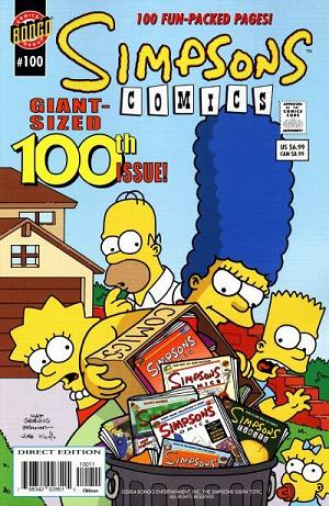 Simpsons Comics #100 cover