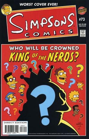 Simpsons Comics #73 cover