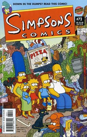 Simpsons Comics #72 cover