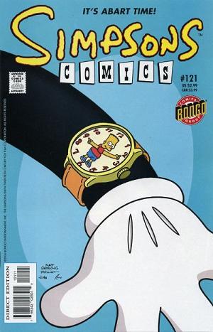 Simpsons Comics #121 cover