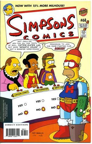 Simpsons Comics #68 cover