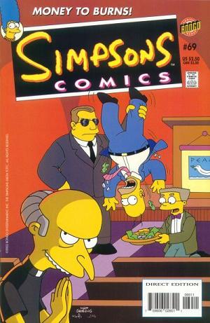 Simpsons Comics #69 cover
