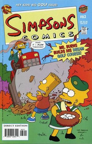 Simpsons Comics #63 cover