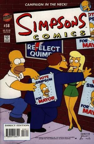 Simpsons Comics #58 cover