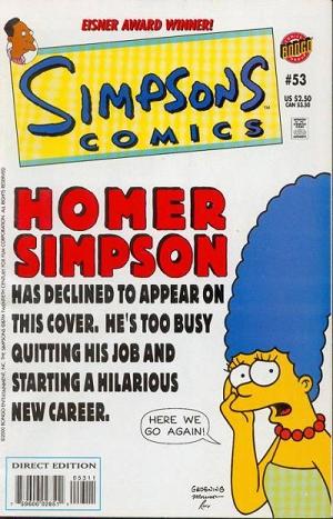 Simpsons Comics #53 cover