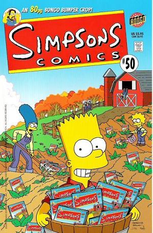 Simpsons Comics #50 cover
