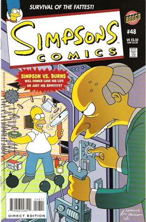 Simpsons Comics #48 cover