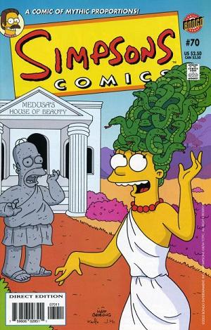 Simpsons Comics #70 cover